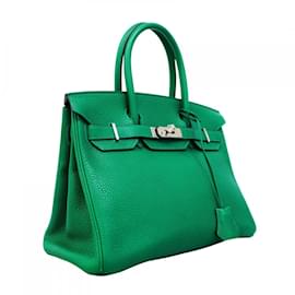 Hermès-Hermes Birkin Verso 30 Handbag-Dark green