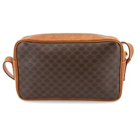 Céline-CELINE Macadam Shoulder Bag-Brown