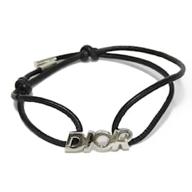 Christian Dior-Christian Dior Men's Charm Bracelet-Black,Silvery