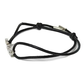 Christian Dior-Christian Dior Men's Charm Bracelet-Black,Silvery