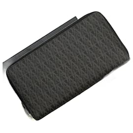 Saint Laurent-Saint Laurent Black Leather Coin Purse-Black