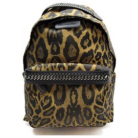 Stella Mc Cartney Nylon-Rucksack Stella McCartney Braun Schwarz