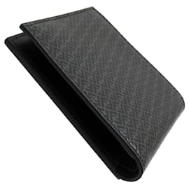 Fendi-Fendi Black Leather Wallet-Black