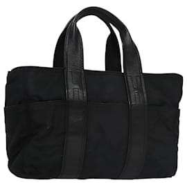 Hermès-HERMES Acape Luco PM Sac à main en nylon noir Auth bs21033-Noir