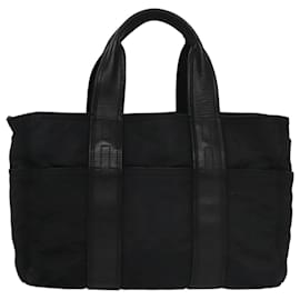 Hermès-HERMES Acape Luco PM Sac à main en nylon noir Auth bs21033-Noir