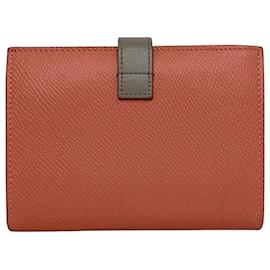 Céline-Céline Large Strap Wallet-Dark red