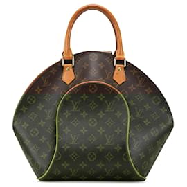Louis Vuitton-Brown Louis Vuitton Monogram Ellipse MM Handbag-Brown