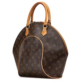 Louis Vuitton-Brown Louis Vuitton Monogram Ellipse MM Handbag-Brown