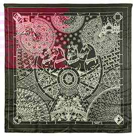 Hermès-HERMES Scarves T.  Silk-Red