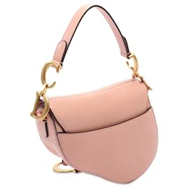 Dior-Pink Dior Mini Leather Saddle Satchel-Pink