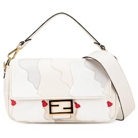 Fendi-Sacs à main FENDI T. Cuir-Blanc