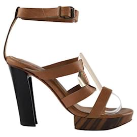 Lanvin-Leather heels-Brown