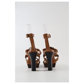Lanvin-Leather heels-Brown
