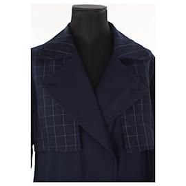 Claudie Pierlot-Trench coat-Blue