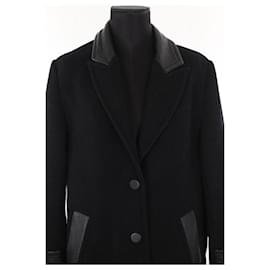 Claudie Pierlot-Wool coat-Black