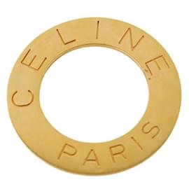 Céline-Gold scarf ring-Golden