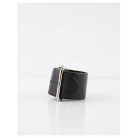 Hermès-Leather bracelet-Black