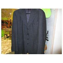 Christian Dior-men's wool suit Christian Dior in excellent condition, T52-Dark grey