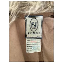 Fendi-Coats, Outerwear-Brown