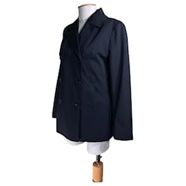 Autre Marque-Trench coats-Navy blue