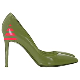 Christian Louboutin-Pompes Pigalle Christian Louboutin en cuir nappa rouge-Rouge