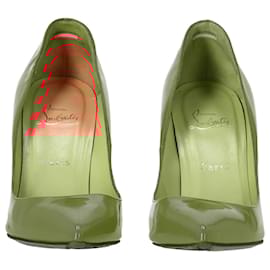 Christian Louboutin-Pompes Pigalle Christian Louboutin en cuir nappa rouge-Rouge