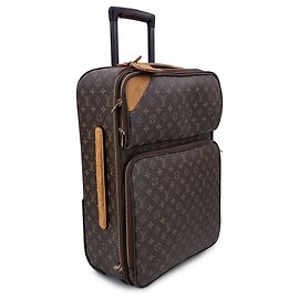 Louis Vuitton Monogramm Pegase 55 Business Rollgepäck Trolley Braun