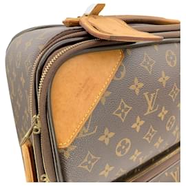 Louis Vuitton-Monogram Pegase 55 Business Rolling Luggage Trolley-Brown