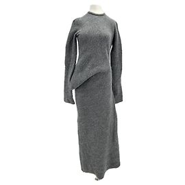 Autre Marque GIA STUDIOS Dresses T.FR 38 Wool Grey