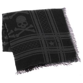 Cachecóis PHILIPP PLEIN T. Seda Preto