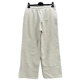Autre Marque-NON SIGNE / UNSIGNED Trousers T.International M Cotton-White