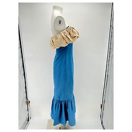 REJINA PYO Kleider T.UK 8 Leinen Blau