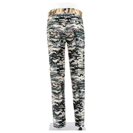 Louis Vuitton-LOUIS VUITTON Trousers T.FR 36 Polyester-Grey