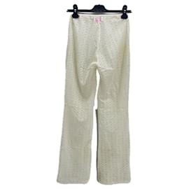 Autre Marque-MAISONCLEO Trousers T.International S Cotton-White