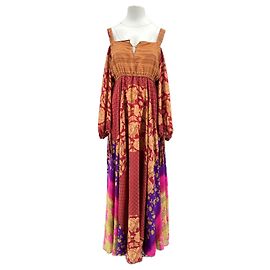 Autre Marque NÃO ASSINADO / NÃO ASSINADO Vestidos T.International S Algodão Marrom