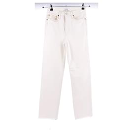 Jeans RE/DONE T.US 25 Algodón Blanco