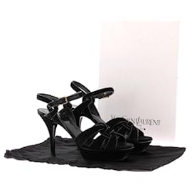 Saint Laurent-SAINT LAURENT Sandals T.EU 36.5 Leather-Black