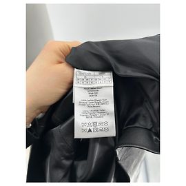 Autre Marque REMAIN BIGER CHRISTENSEN Vestes T.International S Cuir Noir