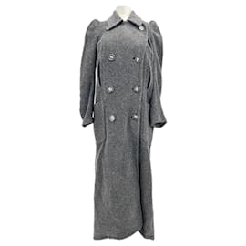 Autre Marque-NON SIGNE / UNSIGNED Coats T.FR 38 Wool-Grey