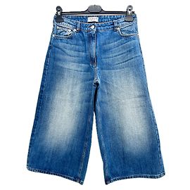 LAURENCE BRAS Shorts T.US 28 Coton Bleu