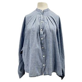 LAURENCE BRAS Tops T.FR 36 Cotone Blu