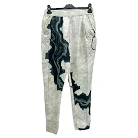 Autre Marque-NON SIGNE / UNSIGNED Trousers T.US 4 Silk-White