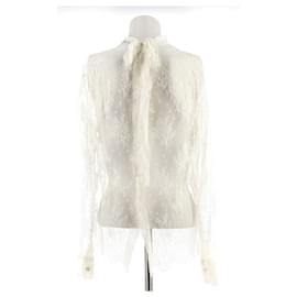Dior-DIOR Tops T.FR 36 Lace-White
