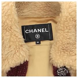 Chanel-CHANEL Jackets T.FR 34 Wool-Beige