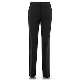 Yves Saint Laurent-YVES SAINT LAURENT Trousers T.FR 38 Wool-Black