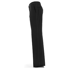Yves Saint Laurent-YVES SAINT LAURENT Trousers T.FR 38 Wool-Black