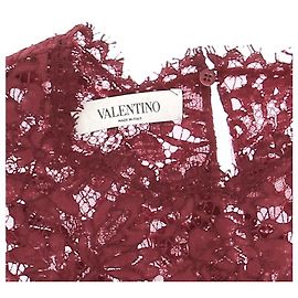 VALENTINO GARAVANI Tops T.IT 44 Encaje Burdeos