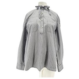 LAURENCE BRAS Top T.0-5 1 Cotone Grigio