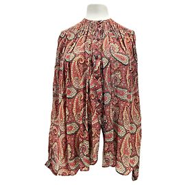 LAURENCE BRAS Tops T.FR 36 Viscose Red