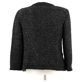 Chanel-CHANEL Jackets T.FR 38 Tweed-Black